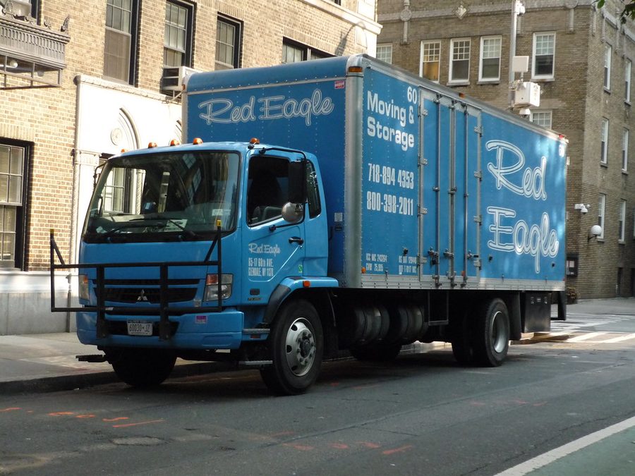 Canter tipper truck