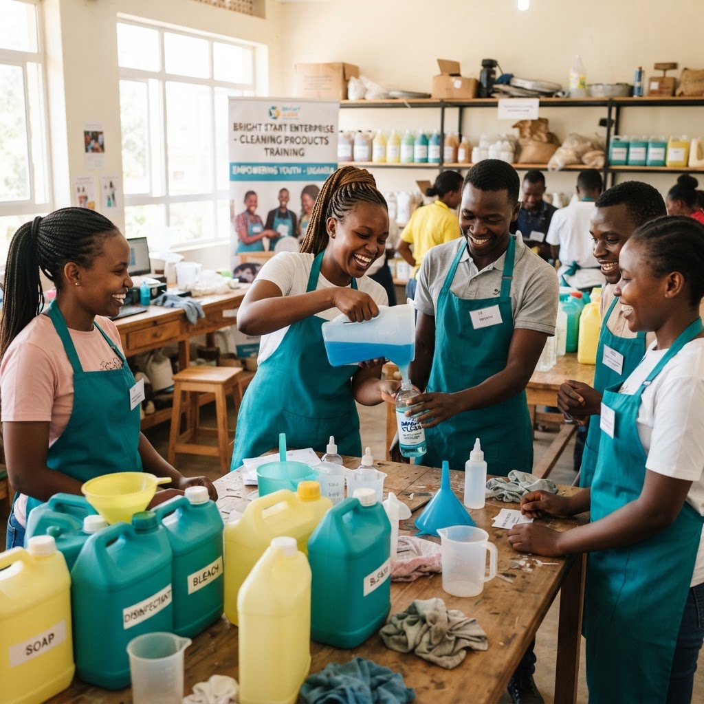 Young people training at DeryCare