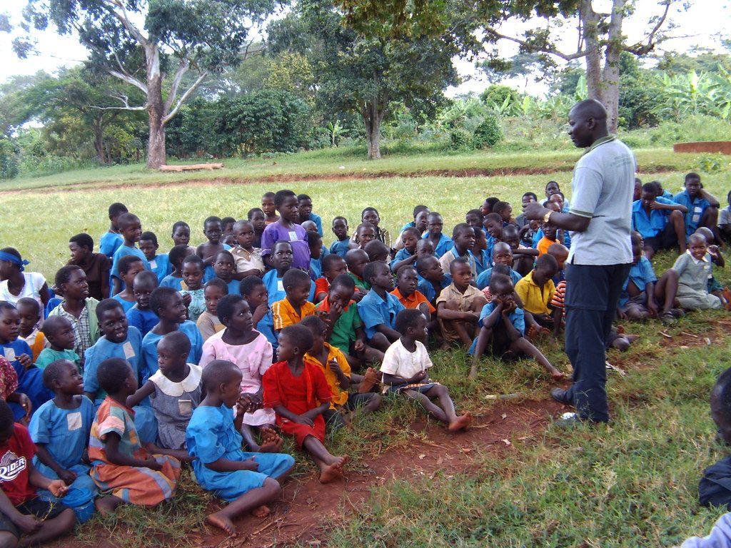 Students outdoors